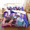 Ульти Аниме Комплект постельного белья Полный Queen King Size Комплект постельного белья для спальни взрослого и ребенка Пододеяльник Комплекты Аниме комплект постельного белья Кровать