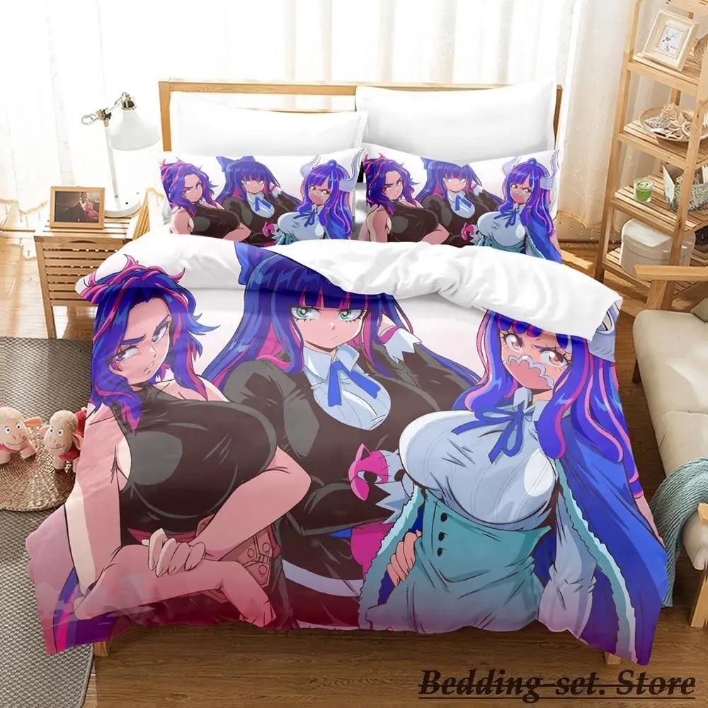 Ульти Аниме Комплект постельного белья Полный Queen King Size Комплект постельного белья для спальни взрослого и ребенка Пододеяльник Комплекты Аниме комплект постельного белья Кровать