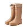 Женские резиновые сапоги для отдыха на открытом воздухе, водонепроницаемые модные рабочие ботинки для женщин на зиму и осень