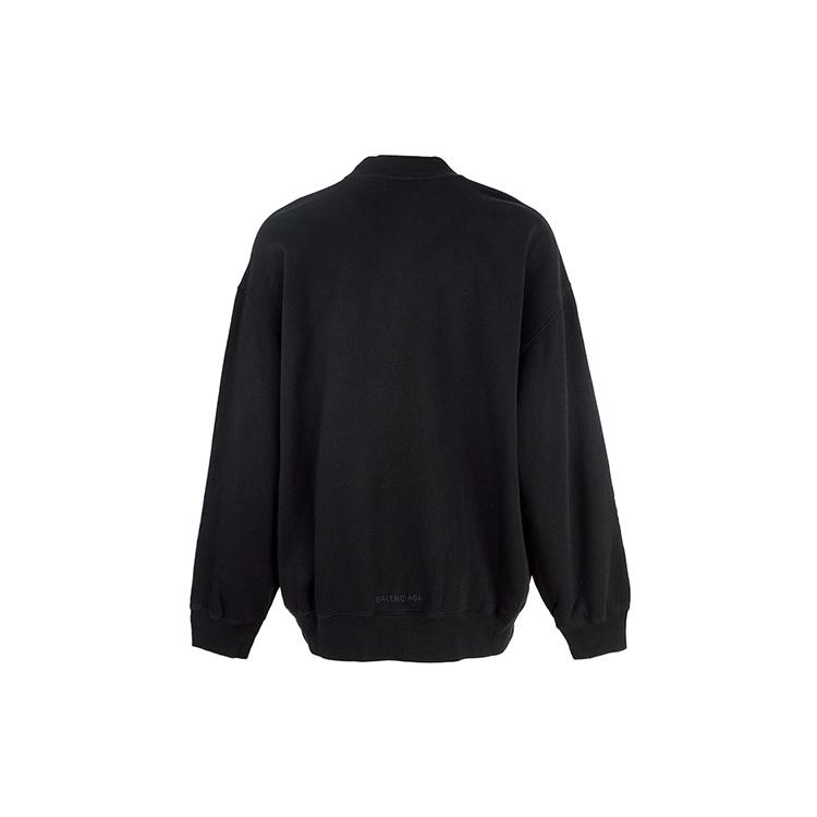 Balenciaga x Marvel Hulk-Print Boxy Crewneck Cotton Sweatshirt 'Black' Men's 671125TLV581000