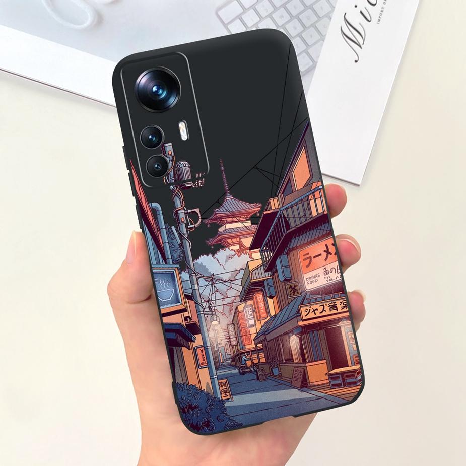 For Xiaomi 12T Pro Case Cute Astronauts Cartoon Cover Soft Silicone Phone Cases For Xiaomi Mi 12T Pro Mi12T 12TPro Fundas Bumper