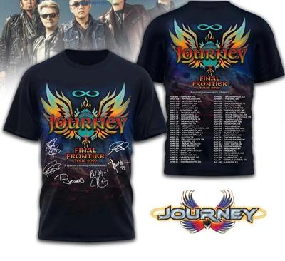 Journey Final Frontier Tour 2026 3D Футболка