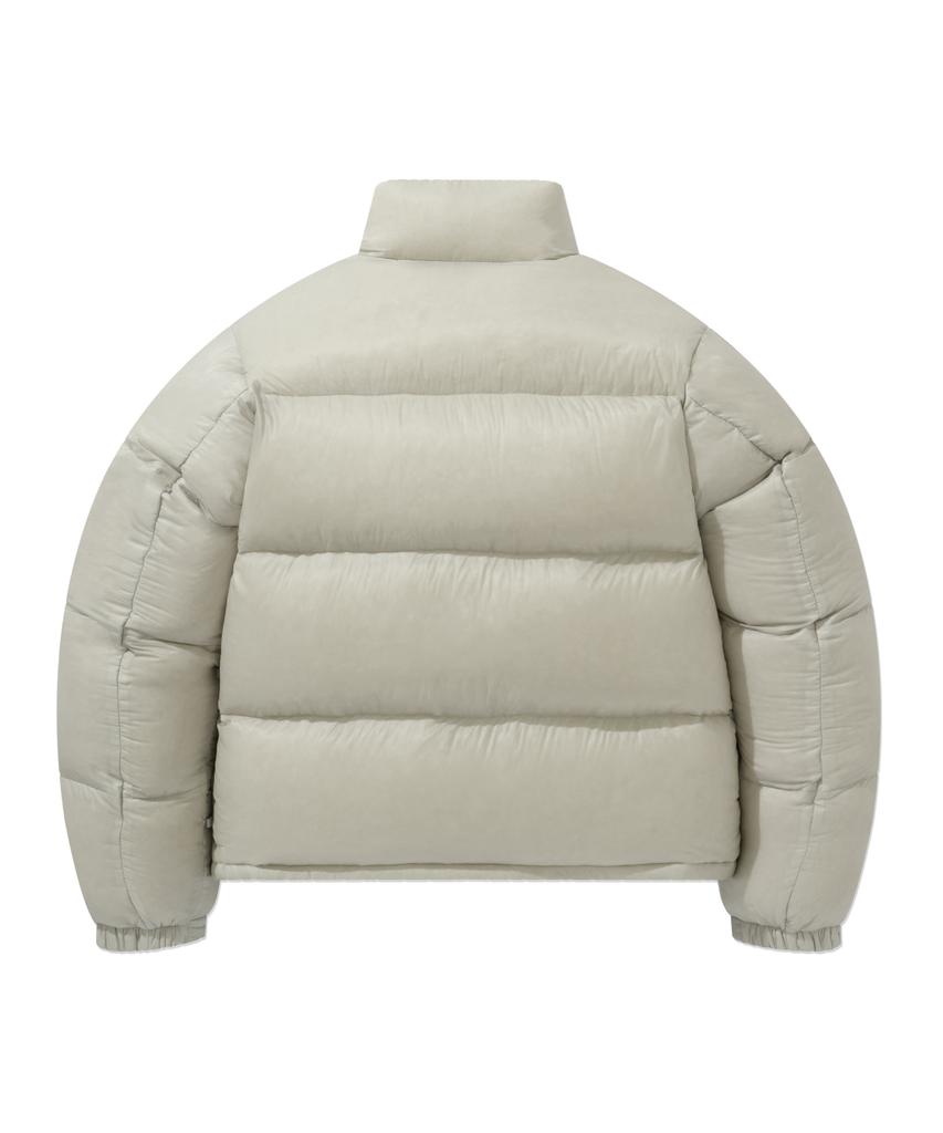 Covernat Civic Sheer Ripstop Rds Short Puffer Light Gray