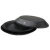 CAMPING MOON Outdoor Tableware Camping Stainless Steel Plate Tableware Set 4 Pieces Included with Canvas Case BKS397-1S