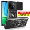 Funda for VIVO Y39 5G Case Slide Camera Lens Ring Stand Holder Shockproof Phone Cover for VIVO Y39 5G Capa