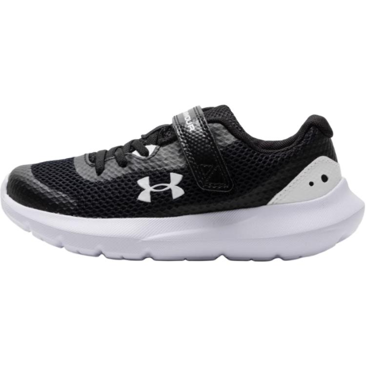 Under Armour Кроссовки детские Surge 3 AC PS черные белые 3024990-001