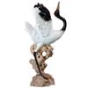 Cartoon Fairy Crane Figurine Mini Crane Resin Ornament Holiday Gift Crane Garden Statue  Bedroom