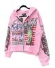 New hipster street loose hooded sweater MEMBERS printed jacket fleece autumn and winter top