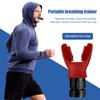 Дыхательный тренажер Портативный дыхательный тренажер для мышц Регулируемое сопротивление Устройство для тренировки оральных мышц для бега Ежедневные фитнес-тренировки