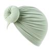 Infant Turban Baby Hat Solid Cotton Headwraps for Newborn Baby Girl Boy Cap Kids Donut Knot Beanies Bonnet Hair Accessories