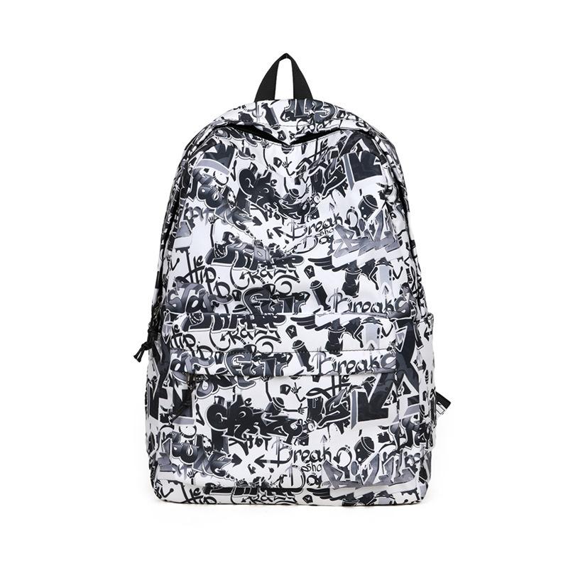 Школьная сумка Schoolbagins Персонализированный рюкзак с граффити для учеников средней и старшей школы Унисекс Грязный Вместительный Школьный рюкзак Модный