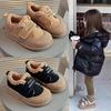 Children Shoes New Style Winter Warm Soft Soled Casual Fur Shoes Trendy Versatile Outwear Antiskid Cotton Shoes Zapatos De Niña