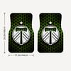 Portland Timbers Black Car Floor Mats Full Coverage All-Season Car Mats, XPE Non-Slip And Wear-Resistant Mats Suitable for SUV Interiors, Textured Car