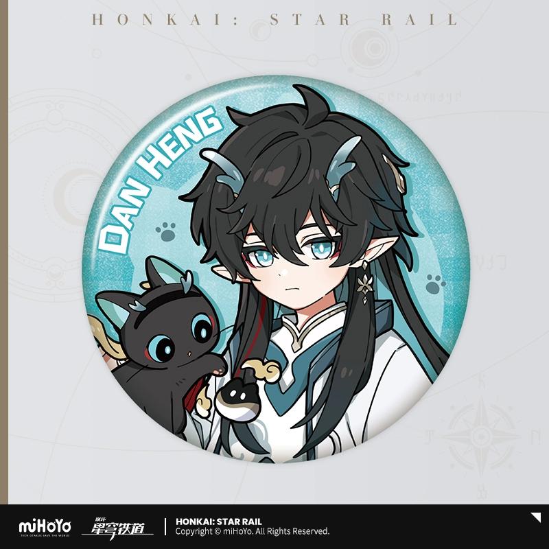 Sunsyea Honkai Star Rail Официальный мерч miHoYo Оригинальный Аутентичный XBDMM Серия 2 Акриловый стенд Значок Брелок Дань Хэн Аргенти
