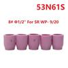 5pcs Ceramic Gas Lens Cup 53N61S #8 1/2" TIG Welding Torch WP-9/20 WP-17/18/26