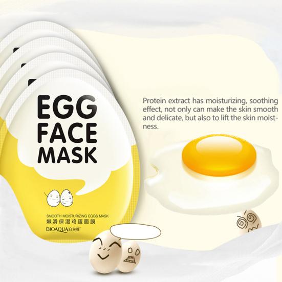 Разглаживающая увлажняющая маска для лица с яйцом, эссенция для контроля жирности кожи и ухода за кожей
