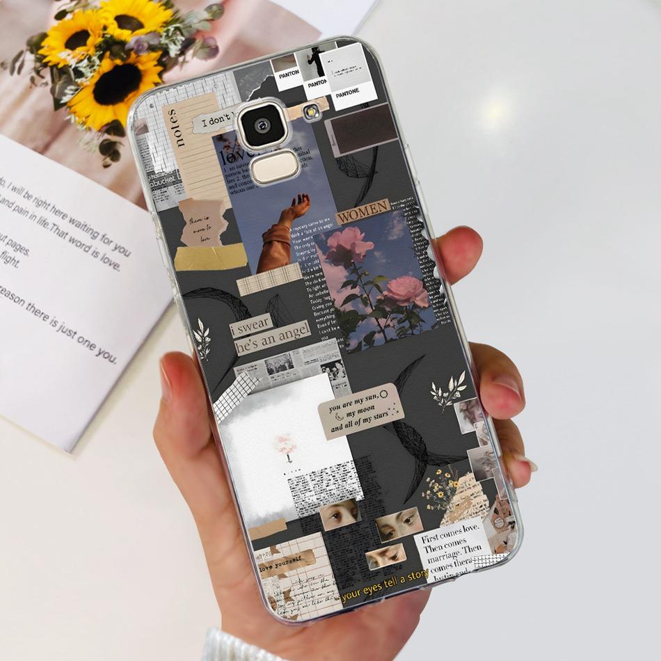Чехол для телефона Samsung Galaxy J6 J6+ 2018 Samsung J 6 J6 Plus SM-J600F J610G Модный Крутой Узор Мягкий Силиконовый ТПУ Чехлы