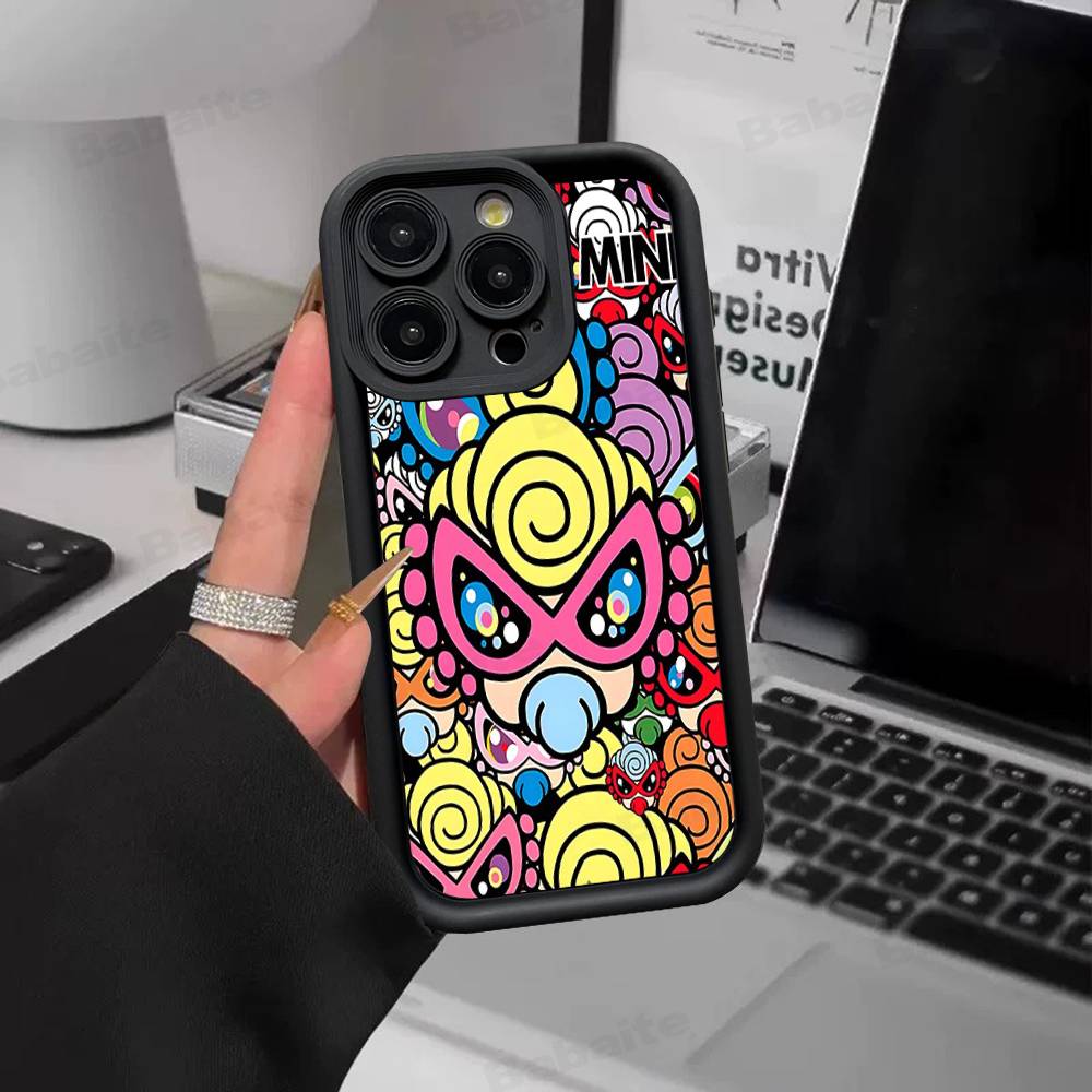 H-Hysteric Cute M-Mini TPU Phone Cover For Iphone 17 16 15 14 13 12 11 Pro Max Plus Case Cover