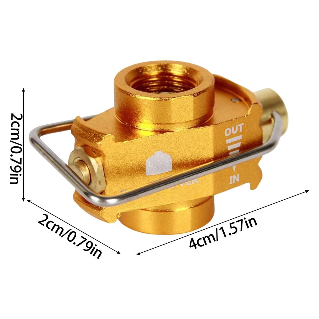 Кемпинг На открытом воздухе Адаптер для плоского газового баллона Перезаправка Адаптер для преобразования плоского баллона Адаптер для заправки газового баллончика Прочный