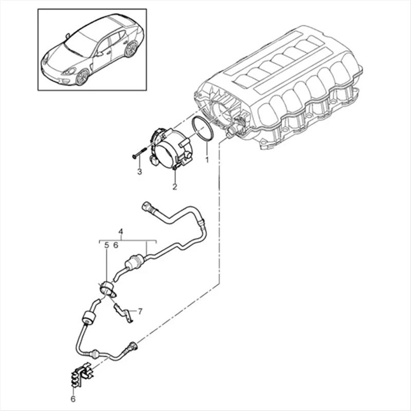 A03Z-94811002024 Клапан вентиляционной трубки топливного бака Для Porsche Panamera 970 2010-2016 9481100 9481100