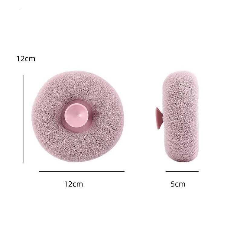 Ванная комната, ванна, душ, массажный шарик для ванны с щеткой-присоской, скребок для тела, скребок для спины, грязевая губка, отшелушивающая щетка