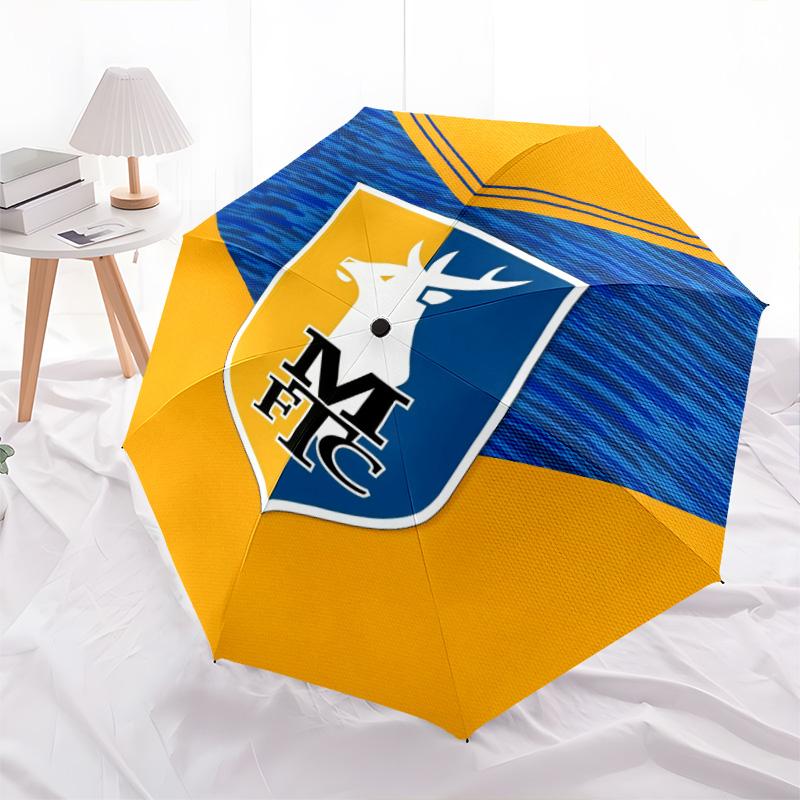 Mansfield Townpattern, automatic folding umbrella, portable and foldable design, 8 ribs, a Christmas or birthday gift.
