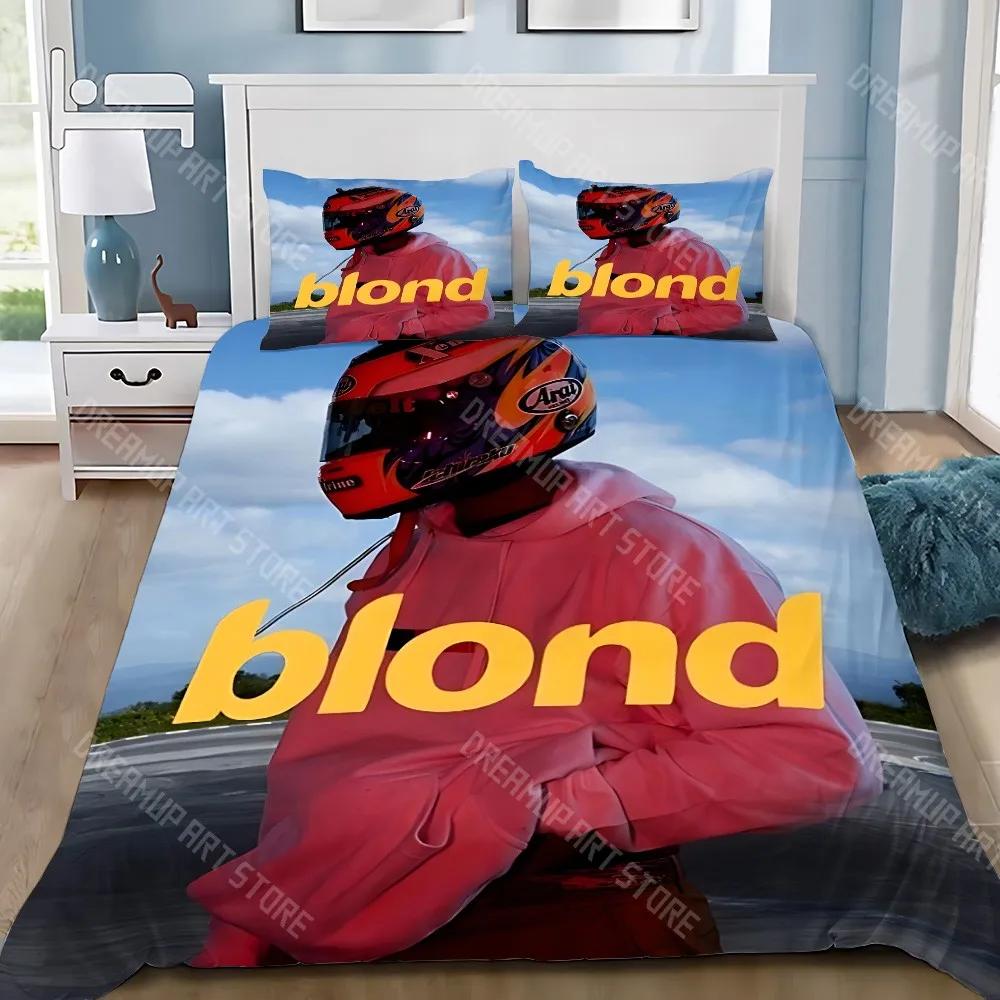 Duvet Cover Pillowcase Bedding Set Franks Blonds Oceans Adult Boy Girl Bedroom Decoration Children Gift Single Double Large