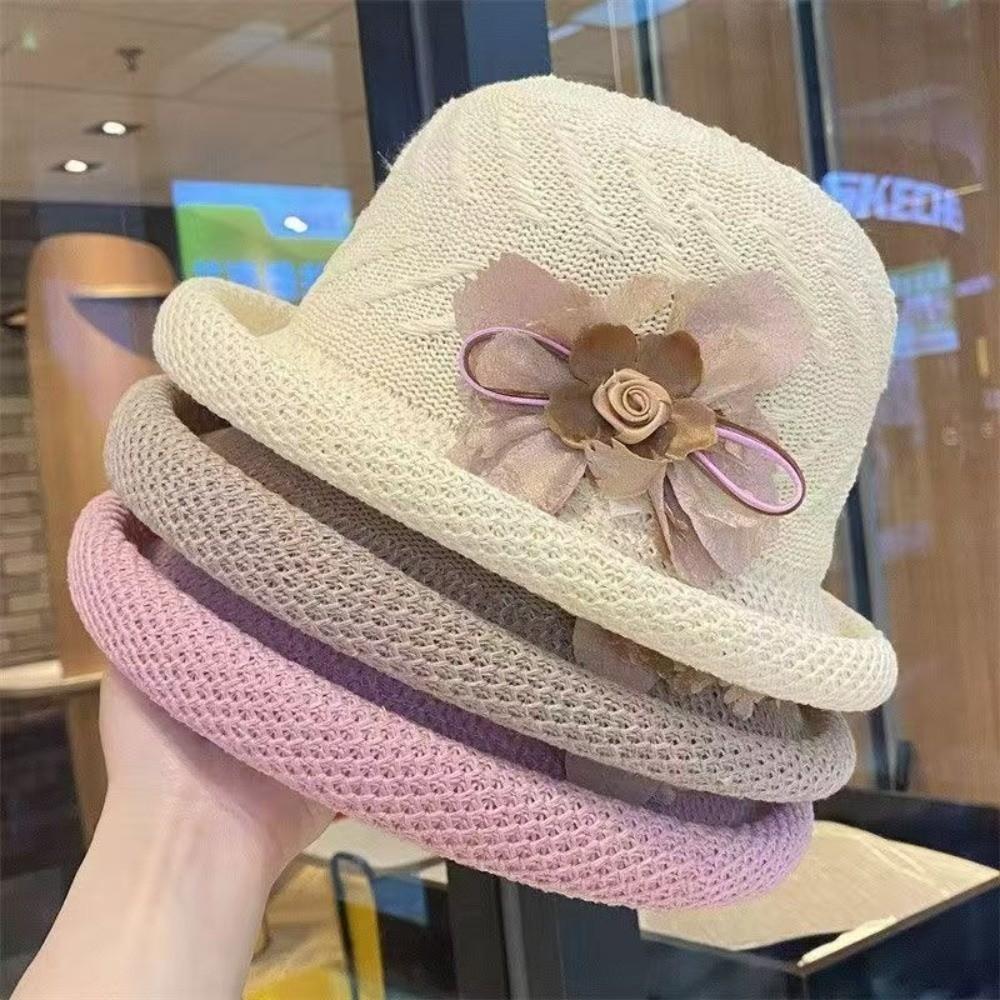 Korean Style Ladies' Top Hat Elegant Fisherman Hat Casual Bucket Hats For Women