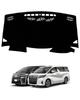 Cartist Dashboard Mat for the Alphard and Vellfire Compatible with Early and Late Models Universal Dashboard Sun Interior Cotton Set (30 Series),