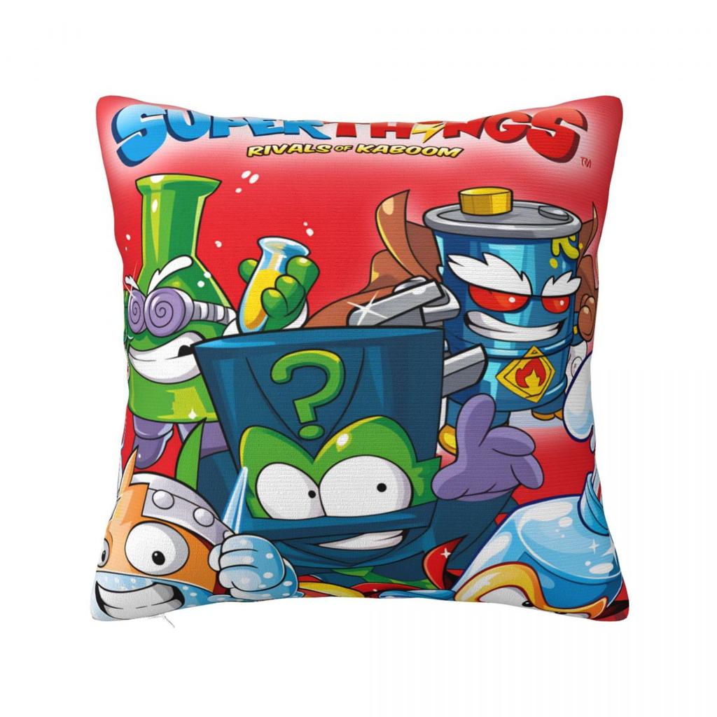 Super Zings Game Pillow Cover Cartoon Polyester Pillow Case Cushion Cover Fashion Pillowcases For Chair Sofa Home Decoration