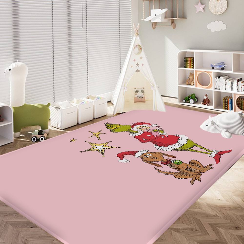 Cartoon THE G-GRINCHS Entrance Door Mat Washable Non-Slip Living Room Sofa Chairs Area Mat Kitchen Welcome Doormat