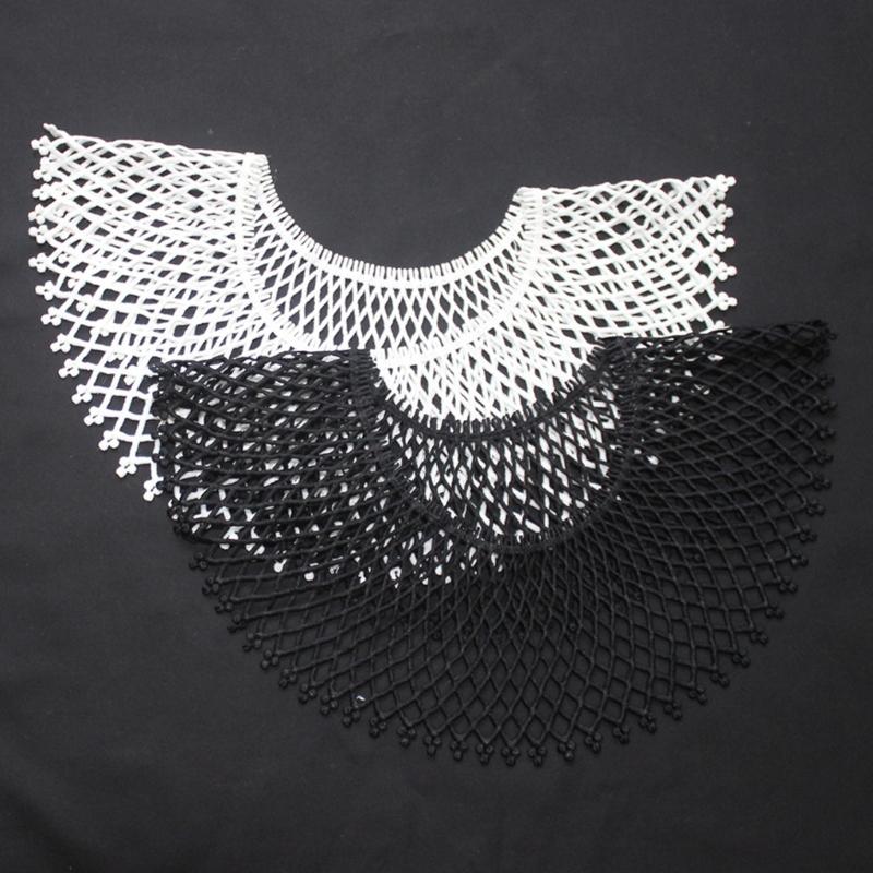 Дышащая сетчатая манишка, съемный воротник, эластичный фальшивый воротник, шейное украшение для женщин, девушек, для формальных мероприятий, модный аксессуар