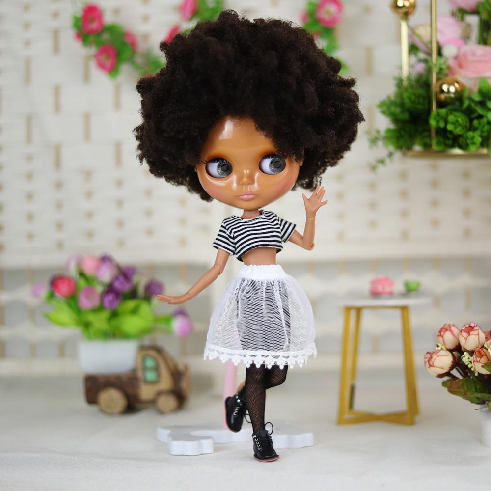ICY DBS Blyth кукла 1/6 bjd игрушка шарнирное тело темная кожа афро волосы 30 см кукла аниме девушки