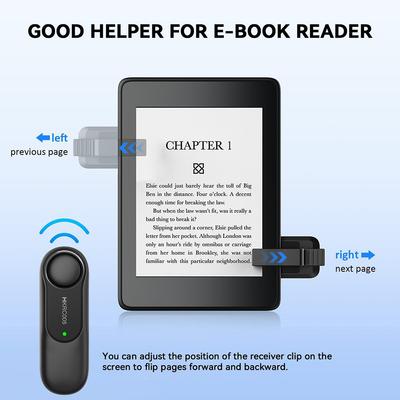 HKRC005 JX-07 Пульт дистанционного управления Hands-Free для чтения электронных книг, Перелистыватель страниц, Удаленный кликер Для Kindle Paperwhite Oasis Kobo E-book Readers
