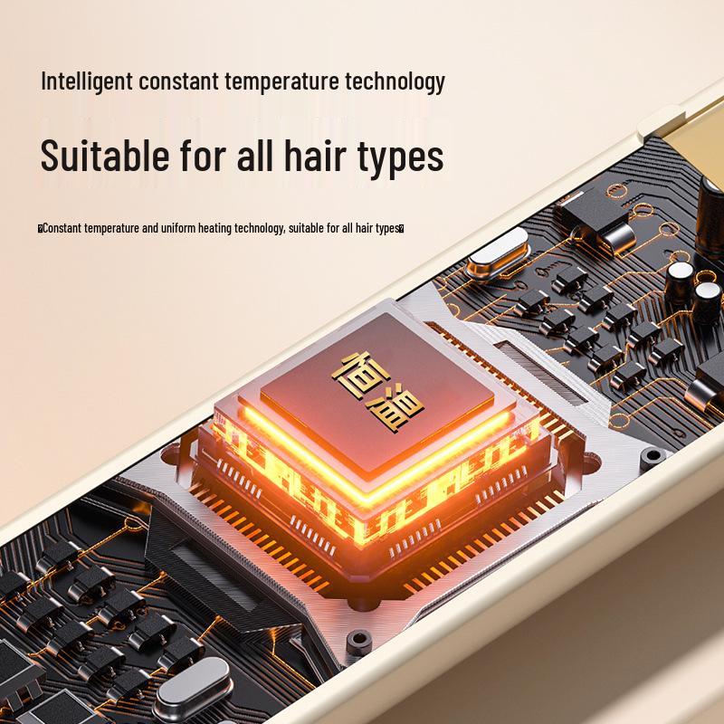 Инструмент для укладки волос 2-в-1: Долговечный выпрямитель и плойка, бережное отношение к волосам