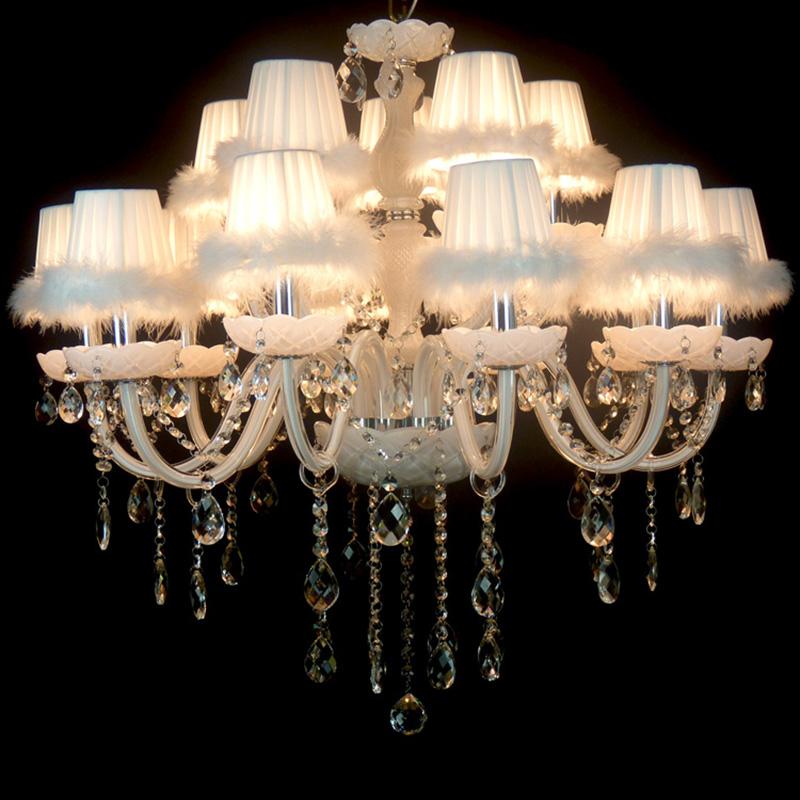 Скандинавский стиль Перьевый абажур Прикроватная настольная лампа Ночник Шикарный перьевой абажур Званый ужин Домашний декор