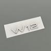For Chrome  W12 Logo Letters Decal Car Fender Trunk Badge For vcrf1 A8 D3 S8 A8L Q7 W12 Emblem Sticker Accessories