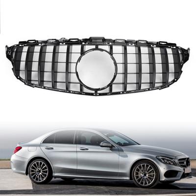 Передняя решетка бампера в стиле GTR для Mercedes W205 C250 C300 C43 2015-2018