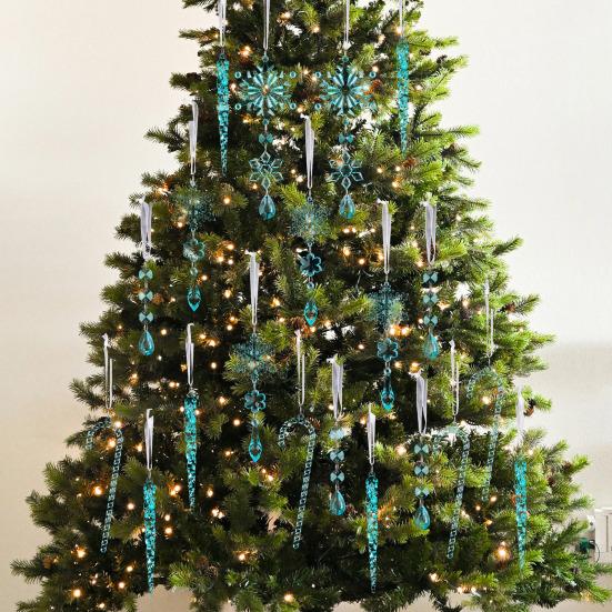 20 шт. Искусственные хрустальные украшения-снежинки для рождественской елки, акриловые украшения для Страны чудес, зимние поделки, сувениры для вечеринки