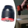 Threaded Metal Drill Chuck Square Quick Grip Adapter Chuck for Drill Bit Screwdriver Tap Socket Drill Accessories