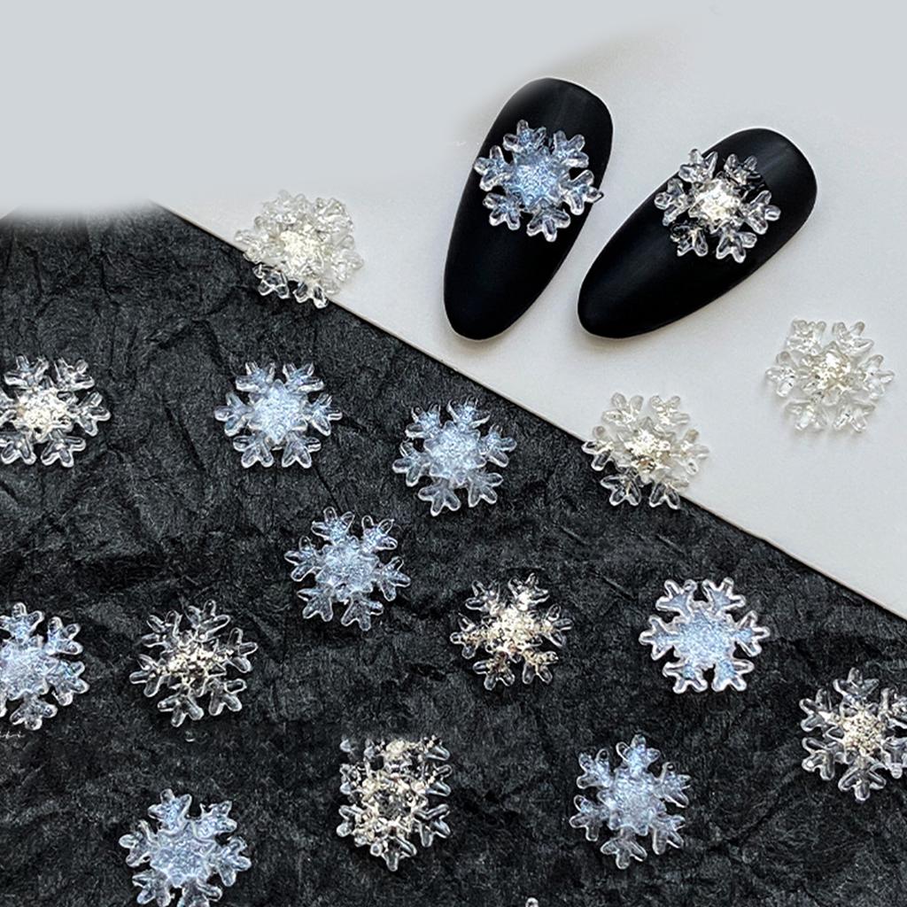 Блестящие Стразы для ногтей Снежинки Стразы для ногтей с плоской задней частью для самодельных ювелирных изделий Изделия для дизайна ногтей Украшения Принадлежности