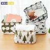 1pcs Oxford Cute Printing Foldable Storage Baskets Bins Clothes Desktop Mini Boxes Organizers Makeup Book Baby Toy CD