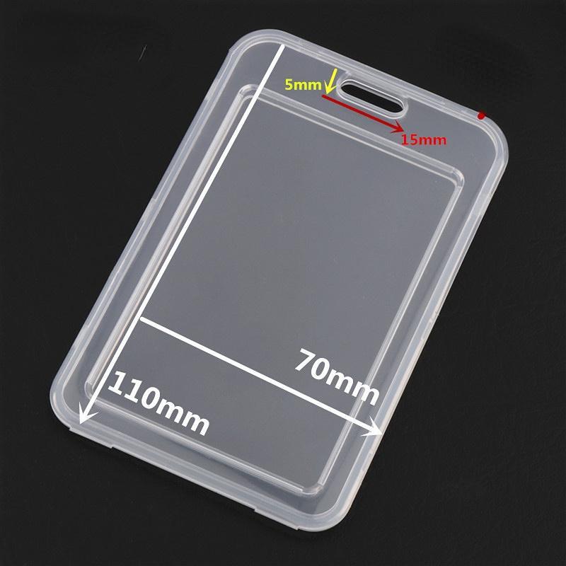 3 шт., прозрачная крышка для карт, для женщин и мужчин, студенческая автобусная карта, выдвижной держатель для бейджа, бизнес-кредитные карты, банковская ID-карта-50