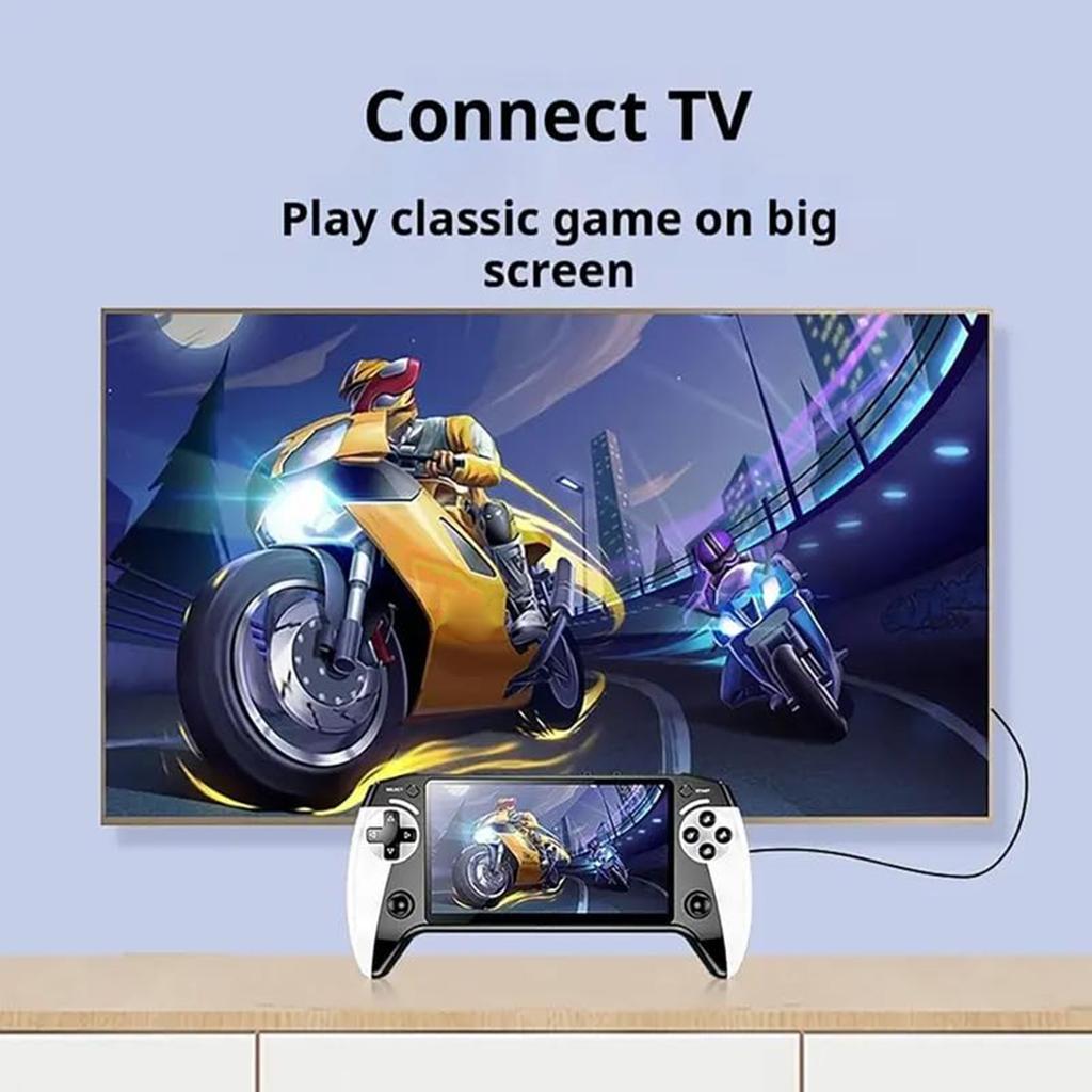 Ретро игровая консоль с 5,5-дюймовым экраном, ретро портативная видеоигровая консоль с более чем 20000 игр, игровой плеер для детей и взрослых