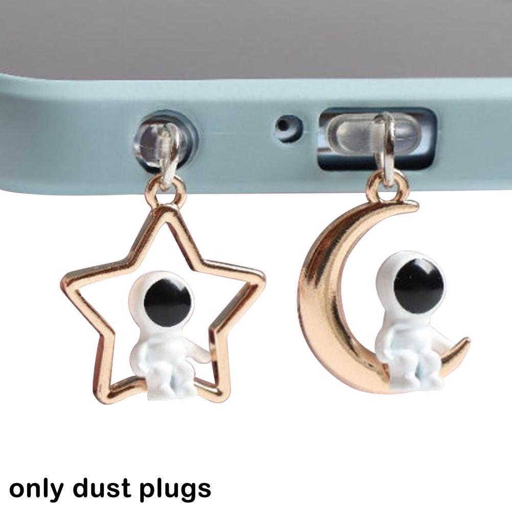 Универсальный телефон с пылезащитной заглушкой, стереофонический телефон-астронавт, порт для наушников, отверстие для телефона, данные Android для приложения J4R2