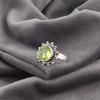 Peridot Ring Gemstone Jewelry, 925  Sterling Silver Ring, Handmade Jewelry Bohemian Jewelry, Gift For Love