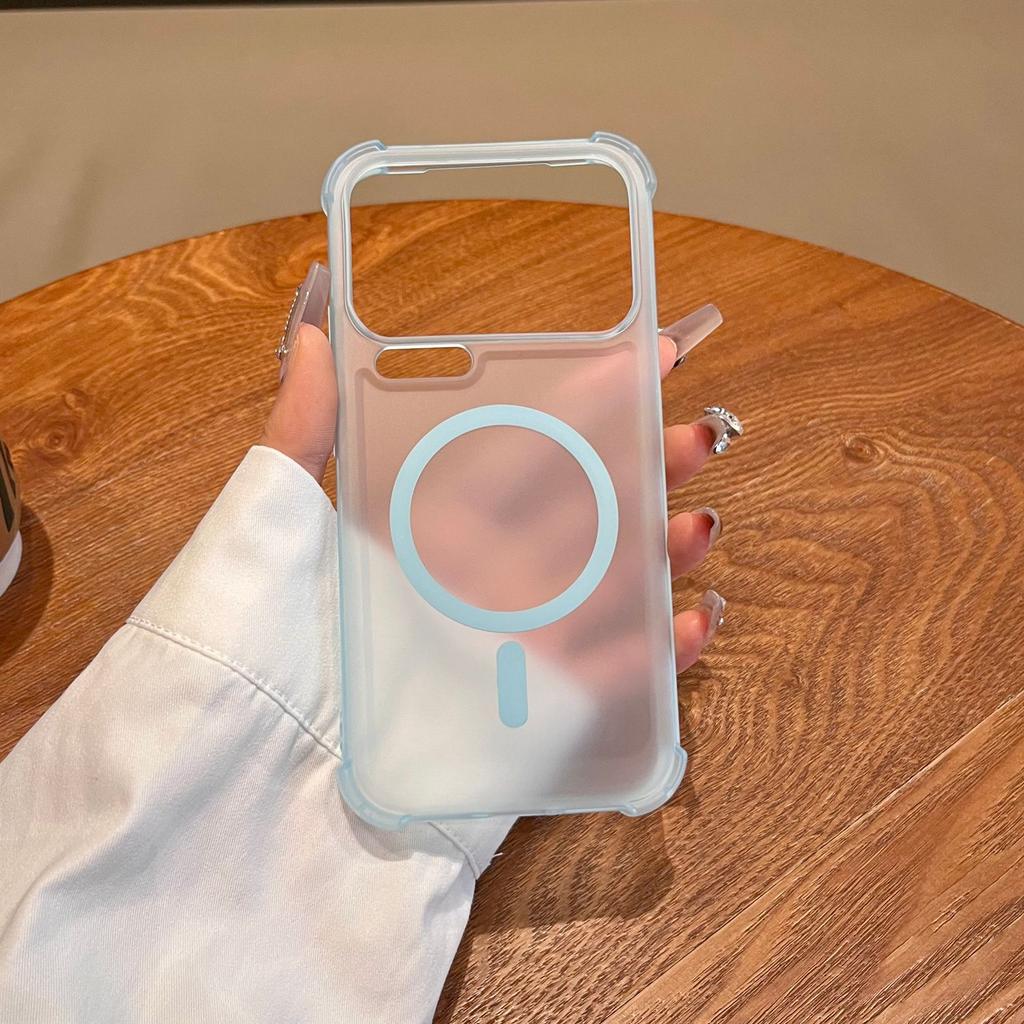 Translucent Frosted Shockproof Magnetic Case For Xiaomi 17 15 14 Redmi K90 K80 K70 Pro Max For Magsafe Matte Soft Silicone Cover