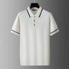 2025 Summer New Men's Loose Casual Short Sleeve Polo Shirt Men's Breathable T-Shirt