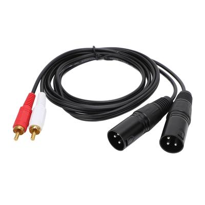 Двойной XLR-кабель с двумя штекерами HiFi Sound Male Thread ble Адаптерный шнур для AV-ресивера-усилителя