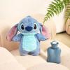 Stitch & Lotso Angel Plush Hand Warmer: Thickened Hot Water Bag for Warmth & Comfort